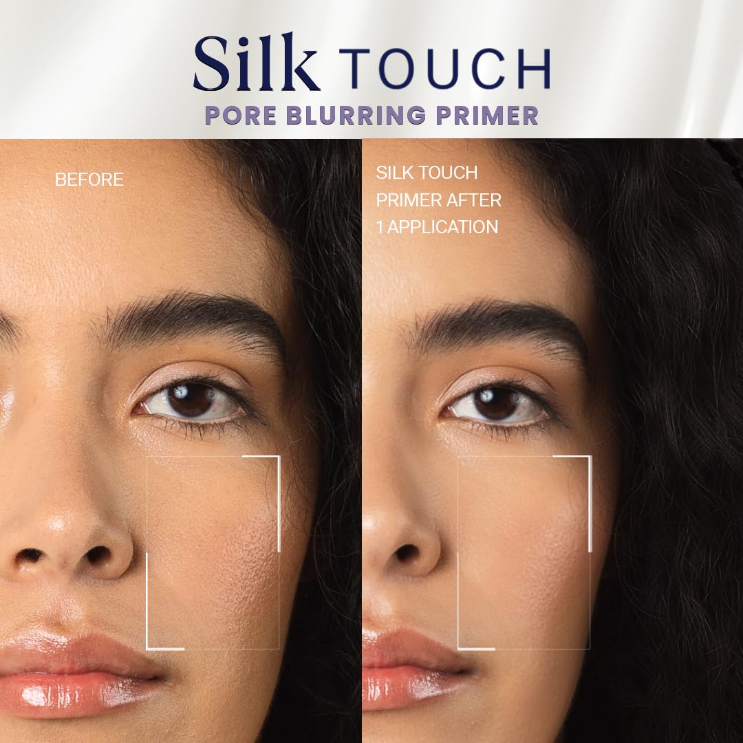 FLiCKA Silk Touch 3 in 1 Moisturizer and Primer for Face Hydrating, Lightweight