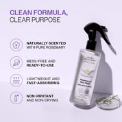Bare Anatomy Nature x Science Rosemary Water Spray for Hair Growth & Hair Thickness with Rice Water